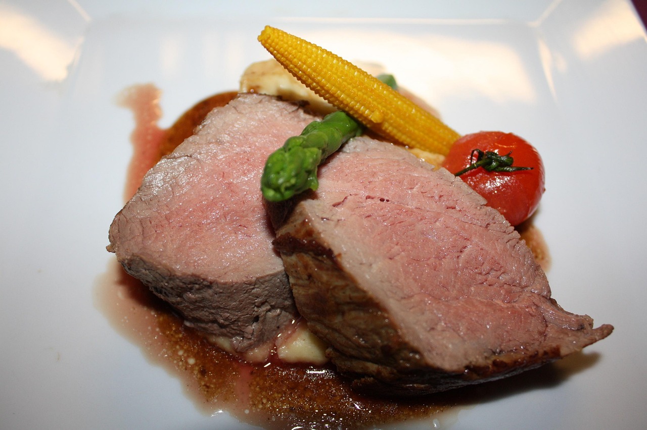 A generous main course served on a white plate